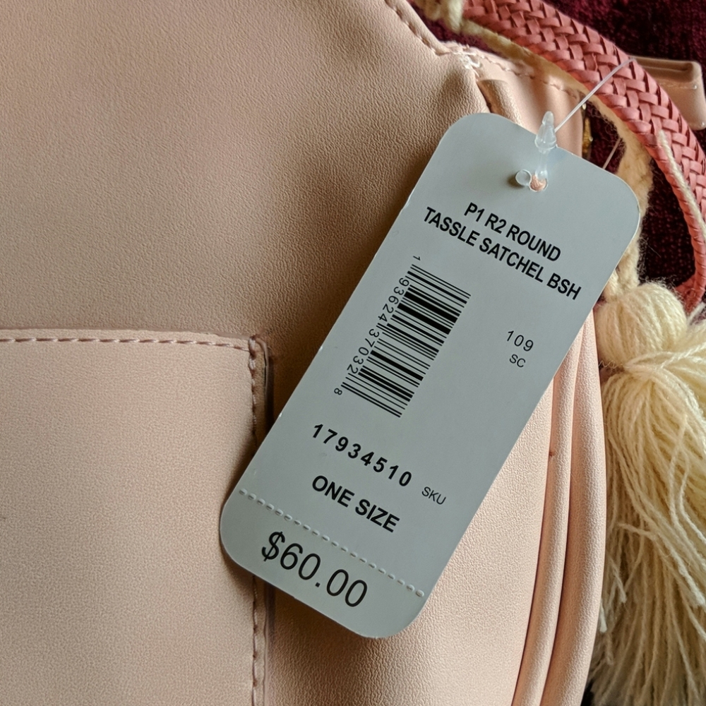 Blush Pink Round Purse - Picture 8 of 8